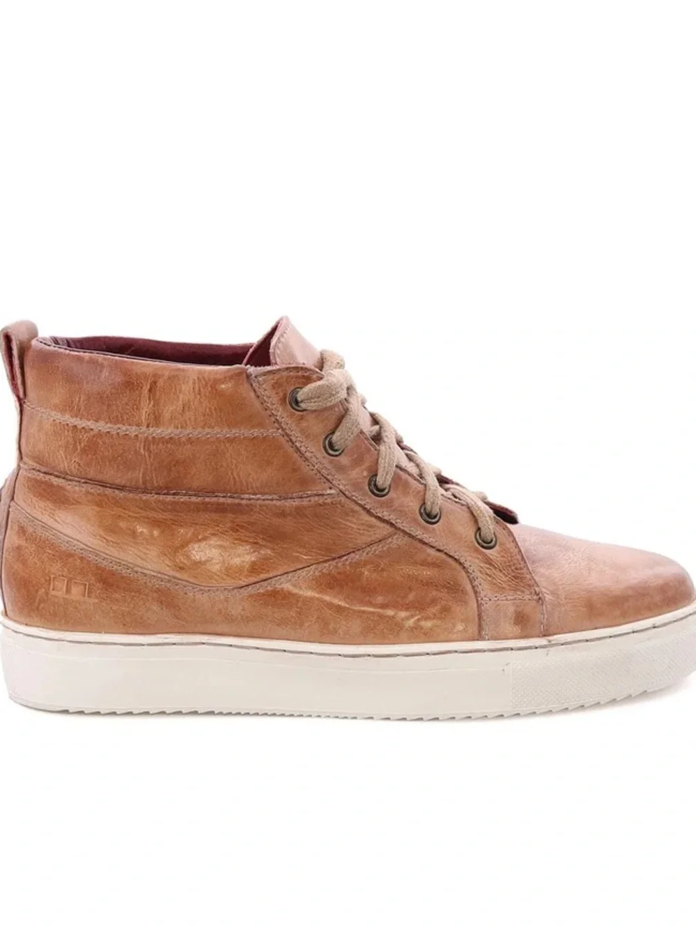 Bed Stu Rossella Brown Leather High Top Sneakers Women's Size 9